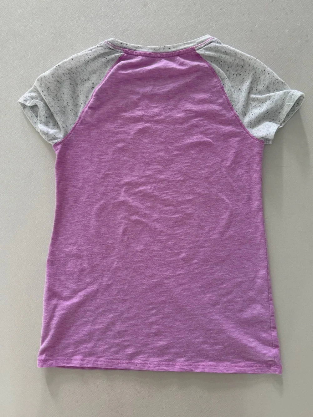 Justice Purple & Gray T-Shirt Girls Size 10